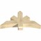 Ekena Millwork Alberta Rough Sawn Timber Gable Bracket, Douglas Fir, 48"W x 26"H x 6"D x 6"F, 13/12 Pitch GBW048X26X0606ALB00RDF - alternate 3